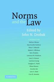 Norms and the Law by John N. Drobak