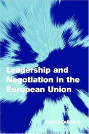 Leadership and negotiation in the European Union