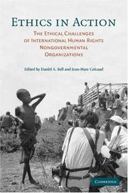 Ethics in action : the ethical challenges of international human rights nongovernmental organizations