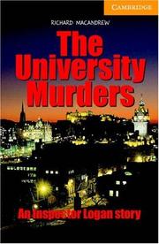 Cover of: The University Murders Book and Audio CD Pack: Level 4 Intermediate (Cambridge English Readers)