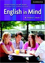 Cover of: English in Mind 3 Student's Book by Herbert Puchta, Jeff Stranks, Richard Carter, Peter Lewis-Jones