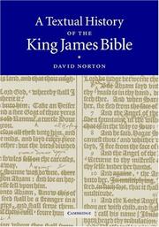 Cover of: A Textual History of the King James Bible
