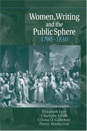 Women, writing and the public sphere, 1700-1830