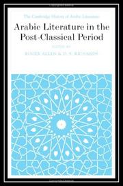 Arabic literature in the post-classical period