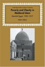 Poverty and charity in medieval Islam : Mamluk Egypt, 1250-1517