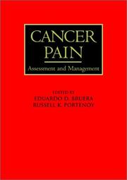 Cancer pain : assessment and management