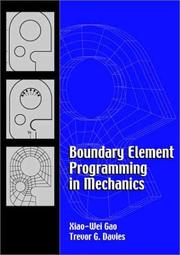 Boundary element programming in mechanics