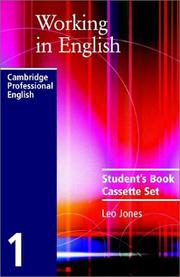 Cover of: Working in English Audio Cassette Set (Working in English) by 
