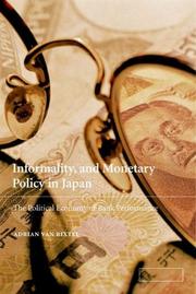 Informality and monetary policy in Japan : the political economy of bank performance