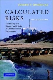 Cover of: Calculated Risks by Joseph V. Rodricks