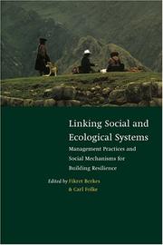 Cover of: Linking Social and Ecological Systems: Management Practices and Social Mechanisms for Building Resilience