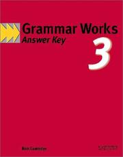 Grammar works. 3, Answer key