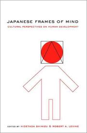 Japanese frames of mind : cultural perspectives on human development