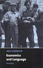 Economics and language : five essays