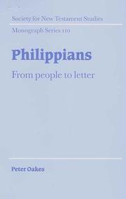 Philippians : from people to letter
