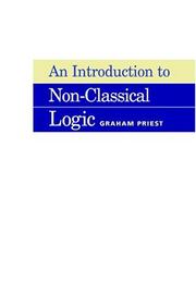 Cover of: An Introduction to Non-Classical Logic