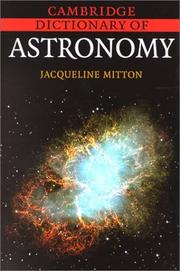 Cover of: Cambridge Dictionary of Astronomy