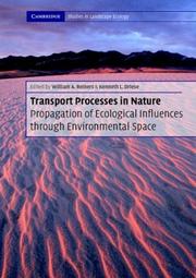 Transport processes in nature : Propagation of ecological influences through environmental space