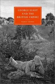 Cover of: George Eliot and the British Empire