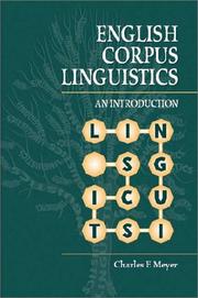 Cover of: English corpus linguistics: an introduction