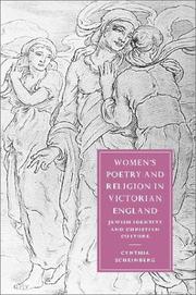 Women's poetry and religion in Victorian England by Cynthia Scheinberg