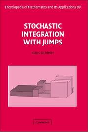 Cover of: Stochastic Integration with Jumps