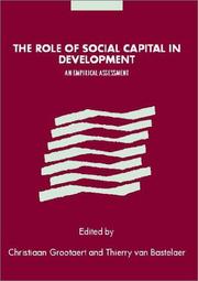 The role of social capital in development : an empirical assessment