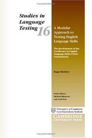 A modular approach to testing English language skills : the development of the Certificates in English Language Skills (CELS) examinations