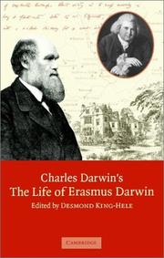 Charles Darwin's The life of Erasmus Darwin by Charles Darwin