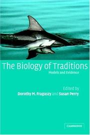 The biology of traditions : models and evidence