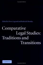 Comparative legal studies : traditions and transitions
