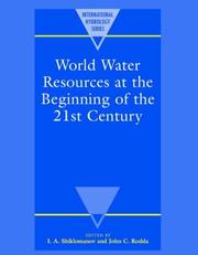 World water resources at the beginning of the 21st century