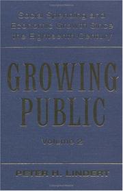 Growing public : social spending and economic growth since the eighteenth century