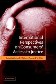 International perspectives on consumers' access to justice