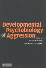 Cover of: Developmental Psychobiology of Aggression |