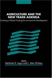 Agriculture and the new trade agenda : creating a global trading environment for development