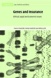 Genes and insurance : ethical, legal and economic issues