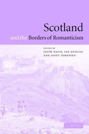 Cover of: Scotland and the borders of romanticism