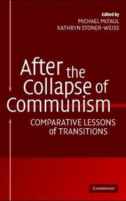 After the collapse of communism : comparative lessons of transition