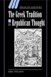 The Greek tradition in republican thought