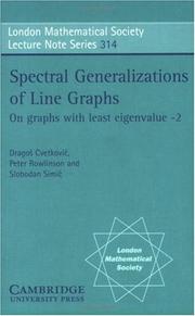 Spectral generalizations of line graphs : on graphs with least eigenvalue -2