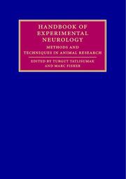 Handbook of experimental neurology : methods and techniques in animal research