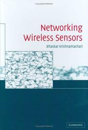 Networking Wireless Sensors by Bhaskar Krishnamachari