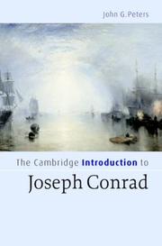 Cover of: The Cambridge Introduction to Joseph Conrad (Cambridge Introductions to Literature)