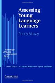 Cover of: Assessing young language learners