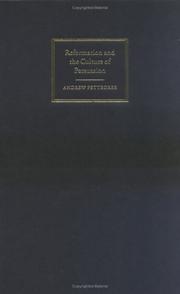Cover of: Reformation and the Culture of Persuasion
