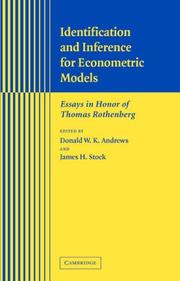 Identification and inference for econometric models : essays in honor of Thomas Rothenberg