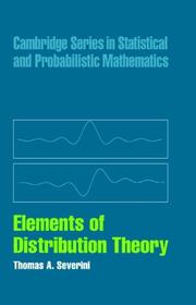 Elements of distribution theory