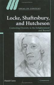 Locke, Shaftesbury, and Hutcheson : contesting diversity in the Enlightenment and beyond