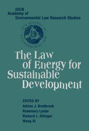 The law of energy for sustainable development